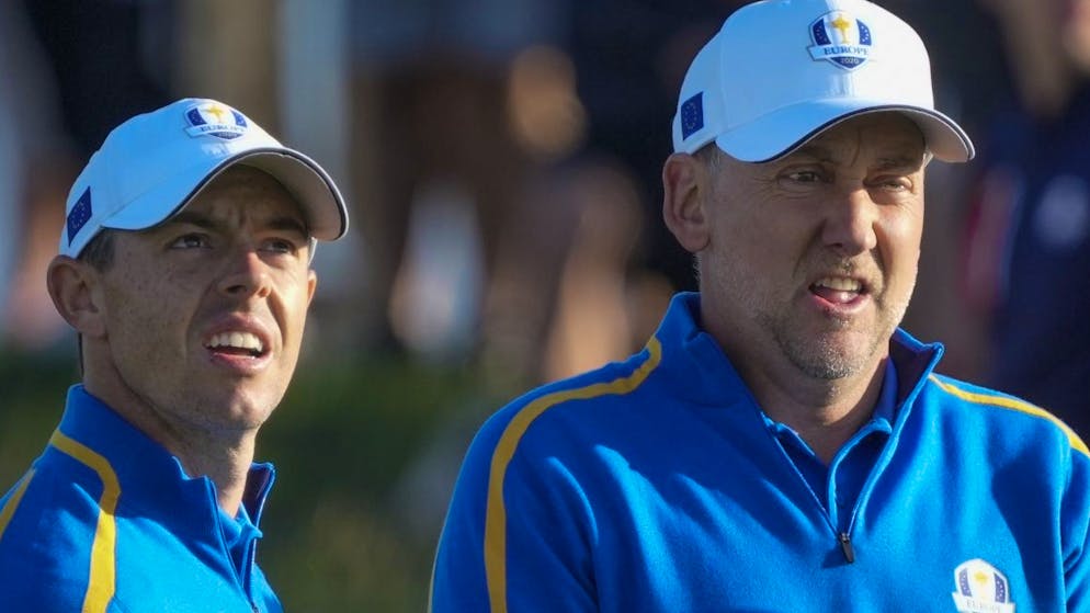 Rory McIlroy (links) und Ian Poulter mussten eine klare Niederlage hinnehmen.