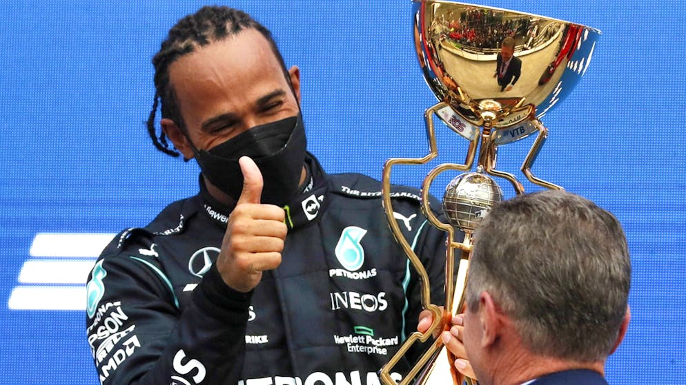 Lewis Hamilton a signé sa 100e victoire en F1 dimanche au GP de Russie.