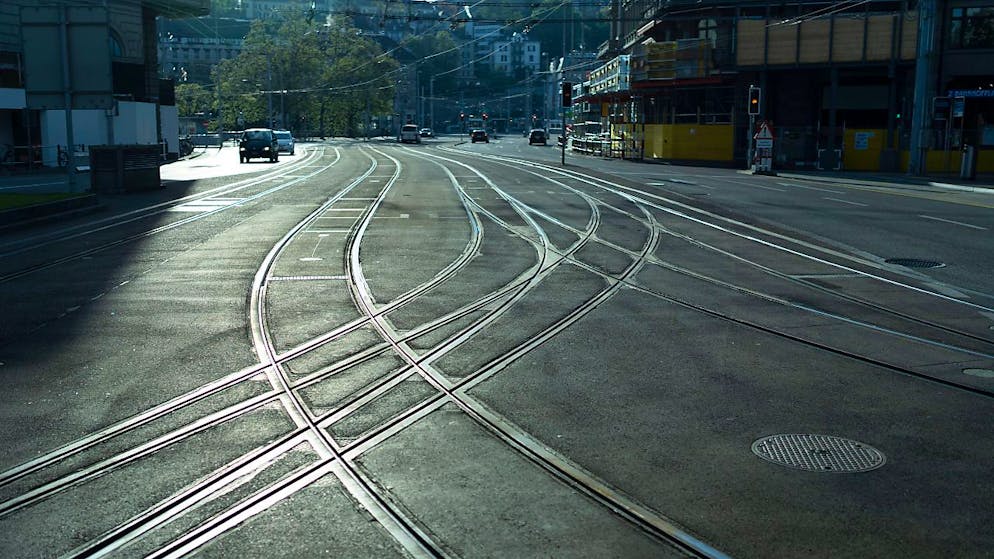 Tramgleise in Zürich. (Symbolbild)