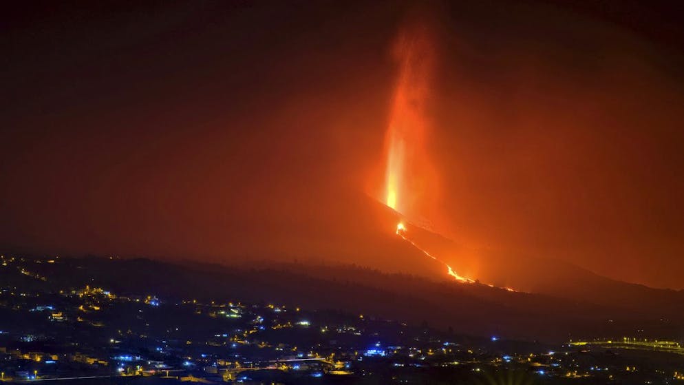 Am 26. September war der Vulkan auf La Palma noch sichtlich aktiver.