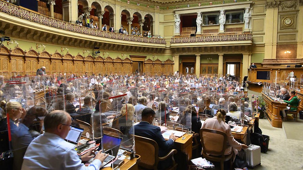 Blick in den Nationalratssaal. (Archiv)