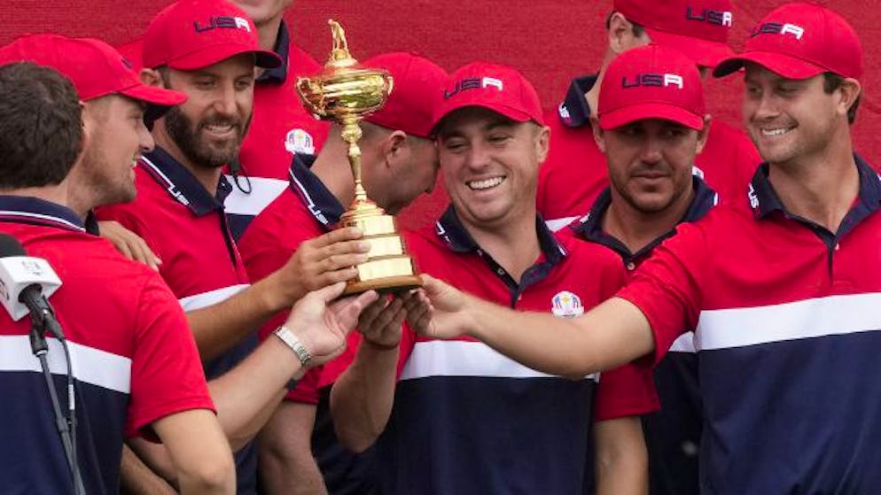 Die amerikanischen Golfer entscheiden den Ryder Cup klar für sich.