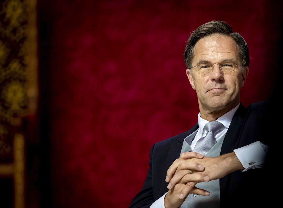Le Premier ministre néerlandais Mark Rutte