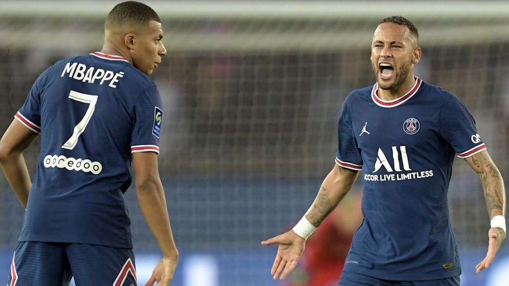 Abgekühltes Verhältnis? Kylian Mbappé (links) und Neymar.