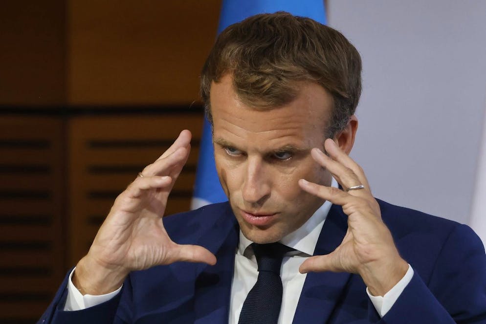 «S'il a un truc à me dire, qu'il vienne», a commenté le président de la République après avoir été touché par l'oeuf. (archives)