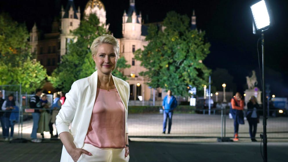 Mecklenburg-Vorpommerns Landes-Mutter Manuela Schwesig von der SPD wurde gestern von den Wählern bestätigt.