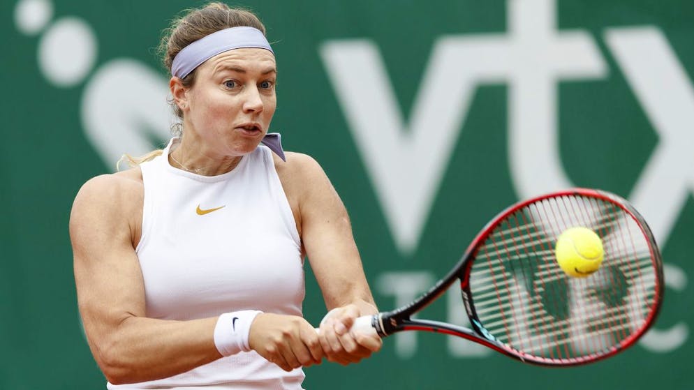 Stefanie Vögele a été battue d'entrée à Nur-Sultan.