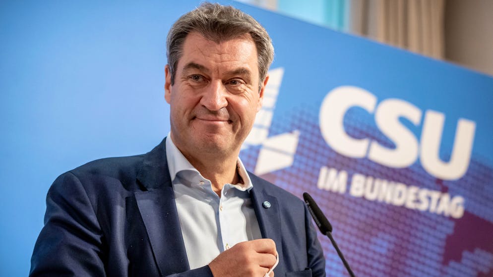 Markus Söder, CSU-Vorsitzender und Ministerpräsident von Bayern, gratulierte der SPD am Dienstag zum Wahlsieg.