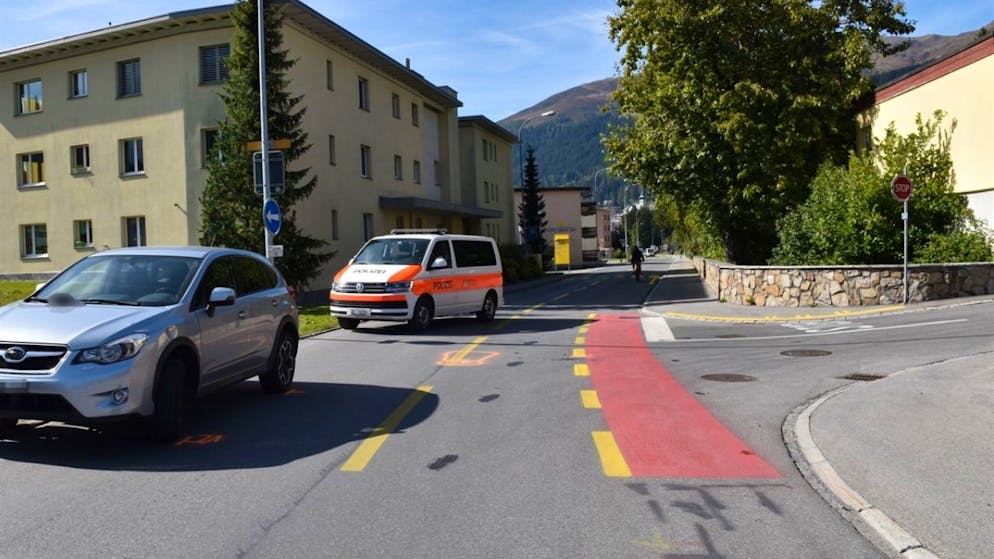 L'incidente fra i due anziani è avvenuto oggi all'incrocio fra la Talstrasse e la Reginastrasse a Davos Platz.