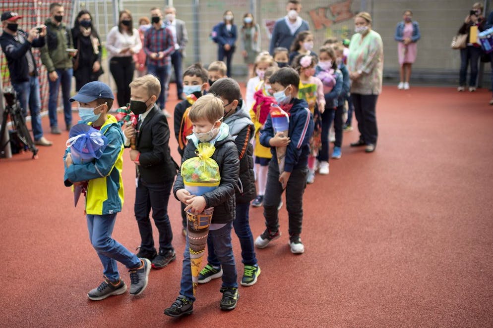 Ce nouveau phénomène, provoqué par le protocole très strict des mesures anti-Covid à l'école, préoccupe le ministre de l'Education, surtout pour les plus jeunes qui se retrouvent ainsi privés du contact social de la classe. (image d'illustration)