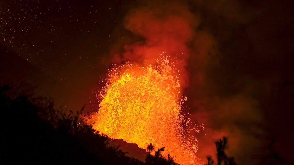 L'eruzione sull'isola La Palma (foto d'archivio)