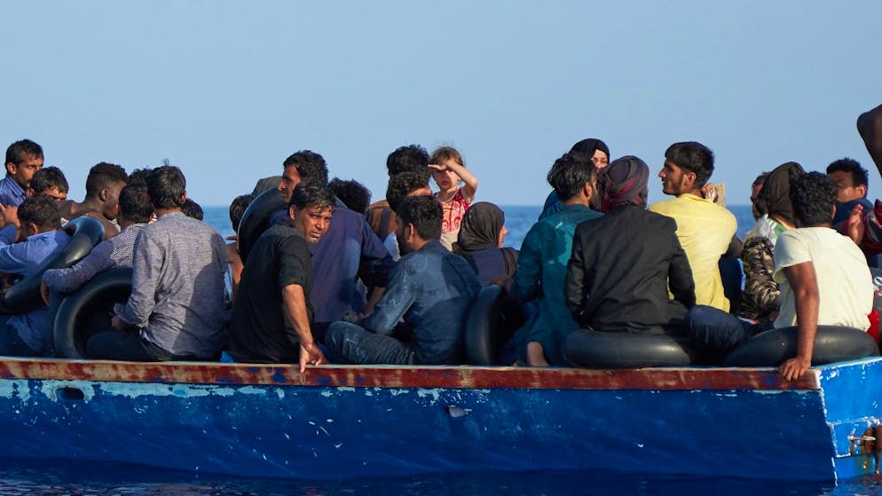 A Lampedusa sbarcati 686 migranti (foto simbolica)