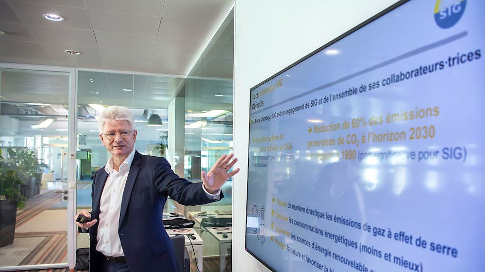Le directeur général des SIG a indiqué que l'entreprise qu'il dirige s'engageait à faire 7 fois plus dans la lutte contre la dérive climatique.