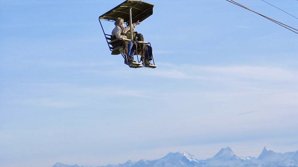 La vista che si gode dalla pendici del Weissenstein, nei pressi di Soletta.