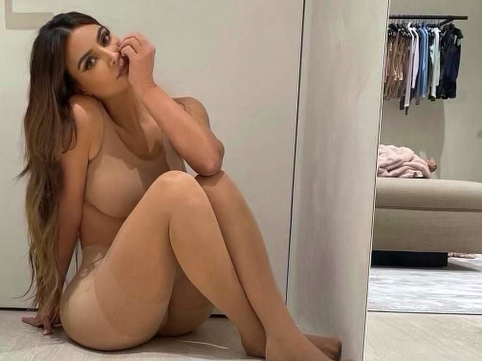 Kim in Skims Credit: Instagram - @kimkardashian