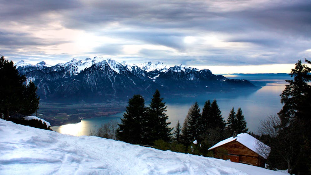 Chemin Caux-Gresalleys, bei Montreux