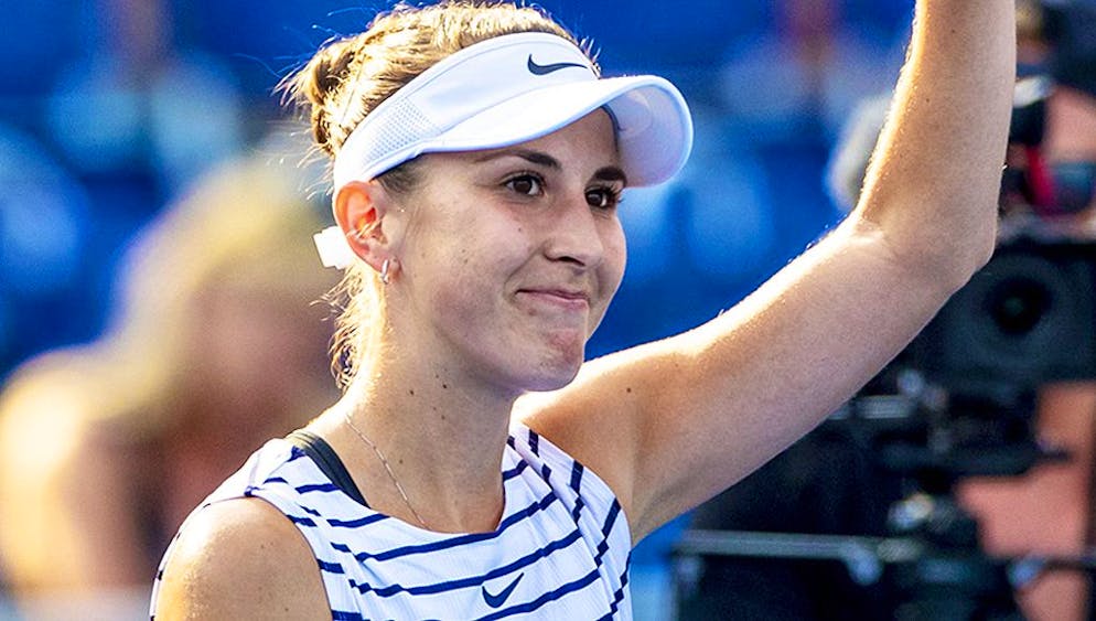 Belinda Bencic sehnt sich danach, wieder einmal an der frischen Luft richtig trainieren zu können (Archivbild).