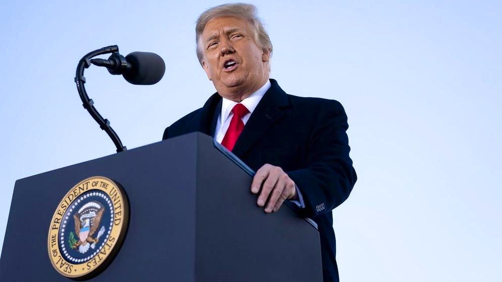 «Nous vous aimons»: le discours d'adieu de Trump à Joint Base Andrews dans le Maryland le 20 janvier.