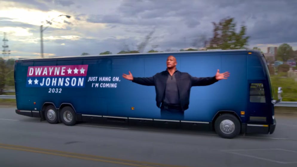 Comedyserie. Dwayne Johnson 2032 – «The Rock» will Präsident werden