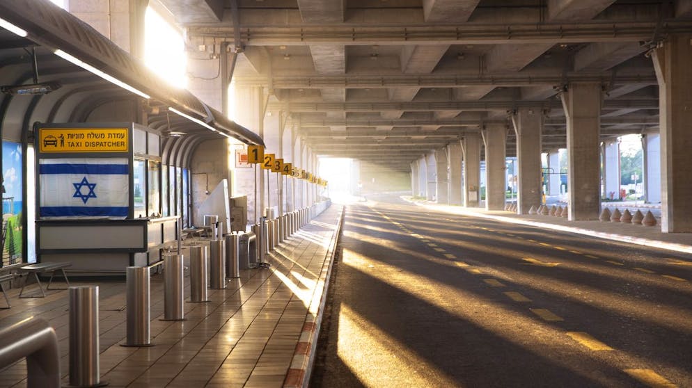Der Flughafen Ben Gurion wirkt seit wenigen Tagen wie ausgestorben.