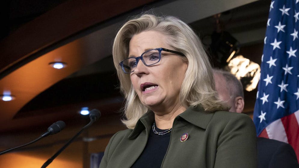 Liz Cheney, figlia dell'ex vicepresidente.