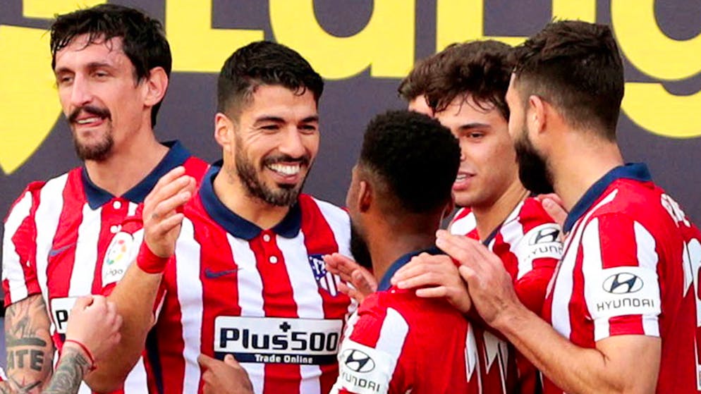 Die Spieler von Atlético Madrid jubeln Woche für Woche.