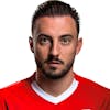 Portrait von Josip Drmic, Angreifer der Schweizer Fussballnationalmannschaft, aufgenommen am 25. Maerz 2018 in Luzern. (KEYSTONE/SFV/Gaetan Bally)

Portrait of Josip Drmic, attacker of the Swiss national soccer team, pictured on March 25, 2018, in Lucerne, Switzerland. (KEYSTONE/SFV/Gaetan Bally).