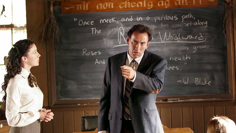 30 Nicolas-Cage-Filme: Ist er nun gut oder nicht?. Cage und Molly Parker in «The Wicker Man» (2006, Neil LaBute)