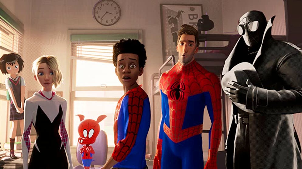 30 Nicolas-Cage-Filme: Ist er nun gut oder nicht?. Cage in «Spider-Man: Into the Spider-Verse» (2018, Cage spielt Spider-Man Noir, rechts)