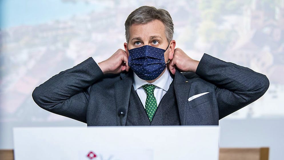 Die SVP unter Präsident Marco Chiesa kämpft als einzige Bundesratspartei für ein Nein zum Covid-19-Gesetz. (Archivbild)