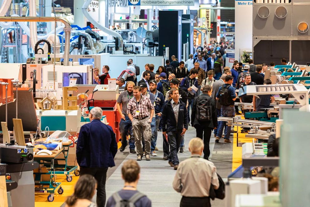 Am 19. Oktober 2019 ging die Holz nach 5 Messetagen aeusserst erfolgreich zu Ende. 35'005 Besucher nutzten den wichtigsten Treffpunkt der Holzbearbeitungsbranche um sich ueber die neusten Trends und Innovationen aus den Bereichen Schreinerei, Innenausbau, Holzbau, Zimmerei, Industrie und Handel zu informieren. Weiterer Text ueber ots und www.presseportal.ch/de/nr/100021432 (PPR/obs/MCH Messe Basel/Photo Sara Barth)