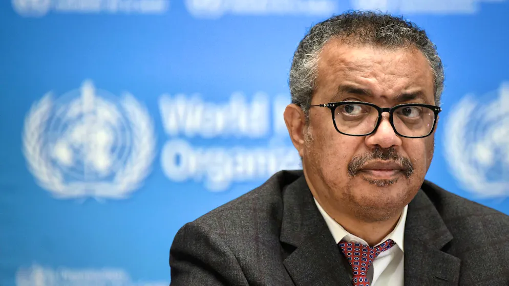 Tedros Adhanom Ghebreyesus, Generaldirektor der Weltgesundheitsorganisation (WHO), beim «World Health Summit» 2021 in Berlin. Die WHO hat den Affenpocken-Ausbruch zu einer «Notlage von internationaler Tragweite» erklärt.