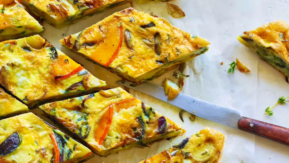 Wochenend-Rezept. Spanien auf dem Teller – Tortilla mit Kartoffeln, Kürbis und Kräutern