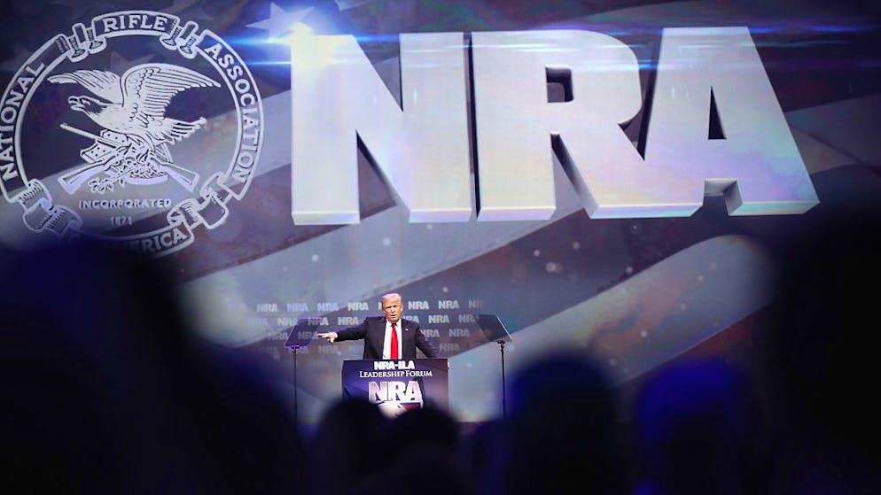 Die NRA hatte mit Donald Trump einen engen Freund im Weissen Haus.