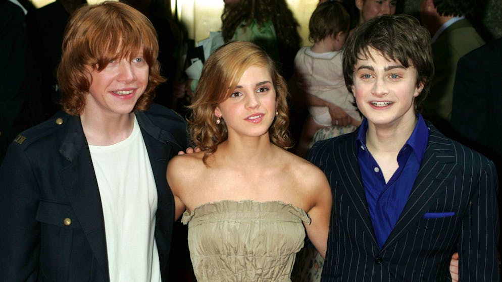Was wurde aus den Stars von «Harry Potter»?. Drei Jahre später: Die unzertrennlichen Freunde an der Premiere von «Harry Potter und der Gefangene von Askaban» in New York 2004.