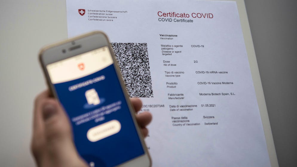 Un certificato Covid
