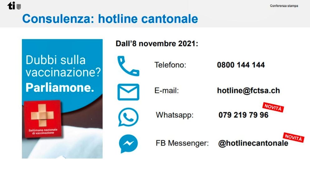 Hotline cantonale 