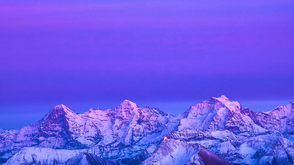 La scorsa notte è stata decisamente fredda sulle Alpi svizzere. Immagine d'archivio.