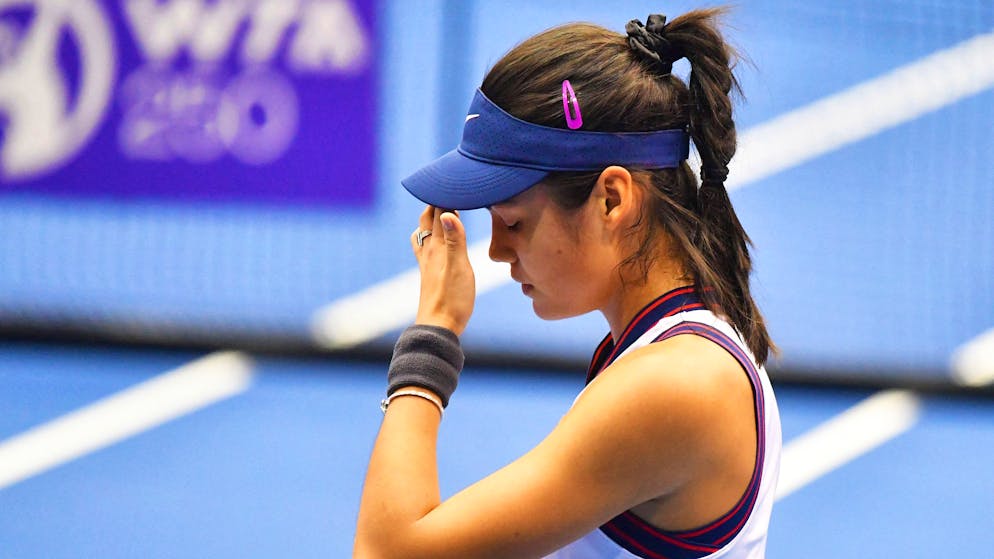 Emma Raducanu hat seit ihrem überraschenden Triumph am US Open in den letzten Wochen kaum mehr überzeugt.