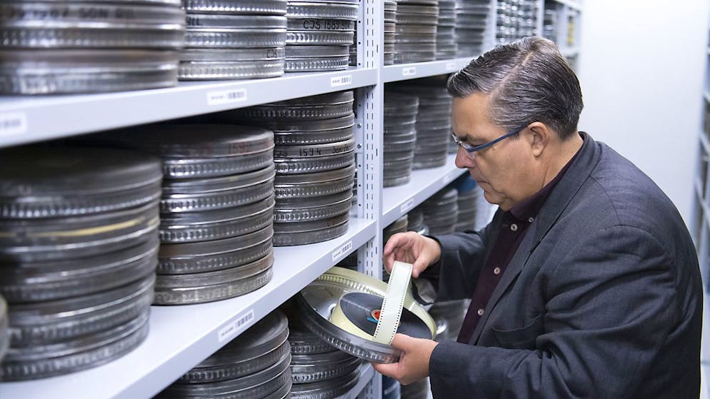 La cineteca svizzera propone una retrospettiva omaggio a Henry Brandt per il centenario della sua nascita. Qui ritratto Frederic Maire, direttore della Cinémathèque suisse di Losanna. (immagine d'archivio)