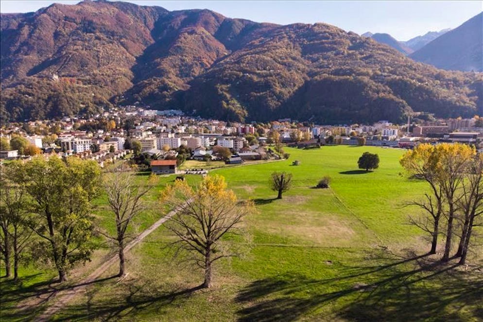 Veduta dei terreni a Bellinzona