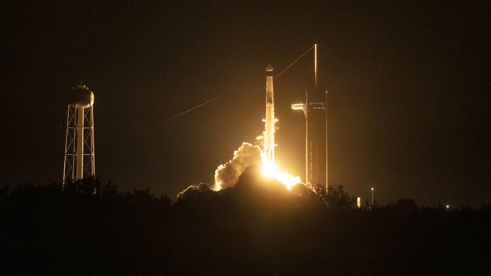 La navetta al momento del lancio a Cape Canaveral.