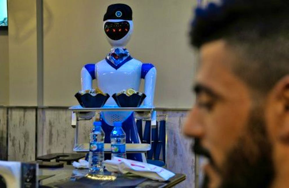 In Iraq, robots provide the service