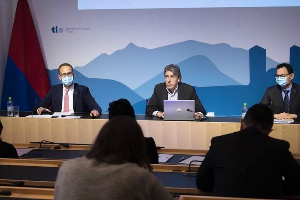 La conferenza stampa di presentazione del piano d'azione cantonale