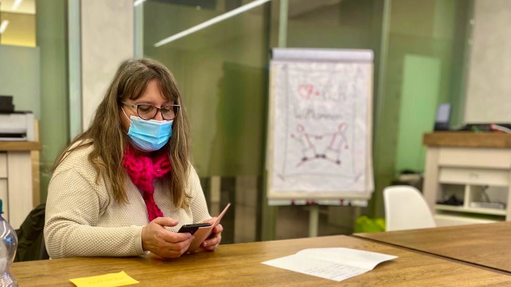 Rita sfrutta le opportunità di esercitarsi e sperimentare offerte dal corso.