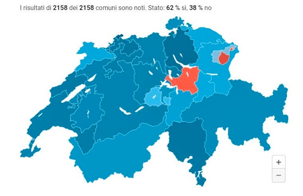 Due soli Cantoni contro
