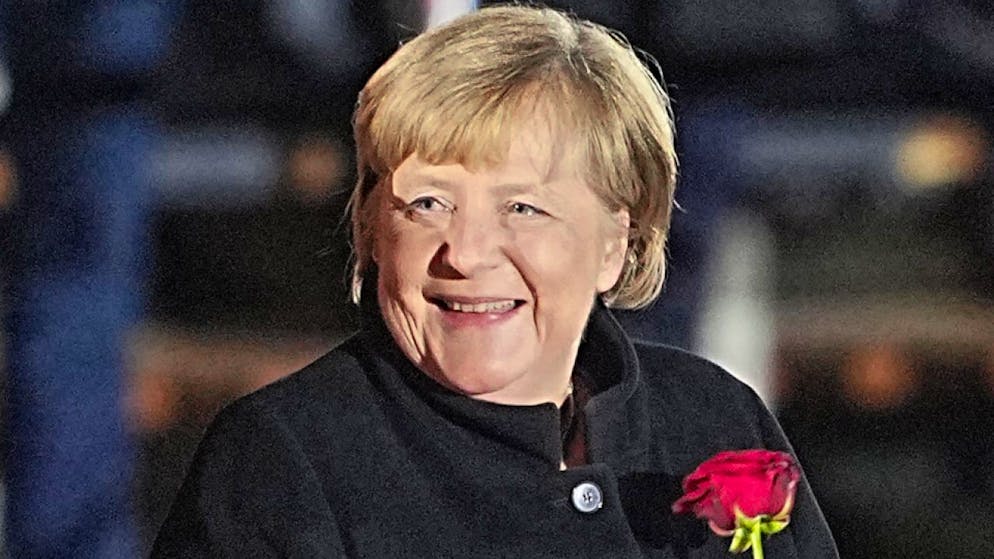Angela Merkel stasera a Berlino.