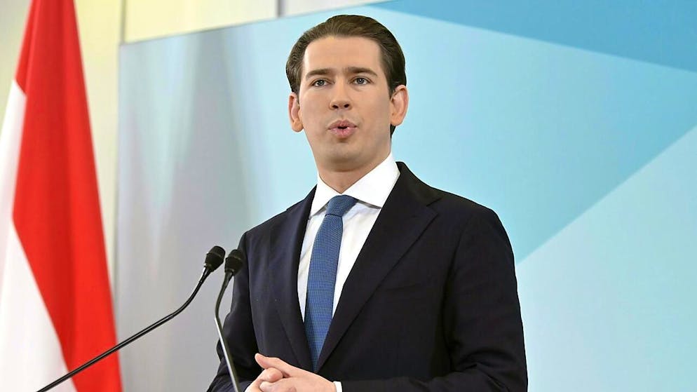 L'ex-chancelier conservateur autrichien Sebastian Kurz est visé par une enquête pour corruption qui lui avait coûté son poste en octobre (archives).