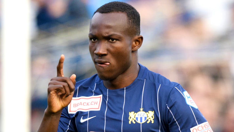 Raphael Dwamena a porté les couleurs du FC Zurich entre 2017 et 2018.