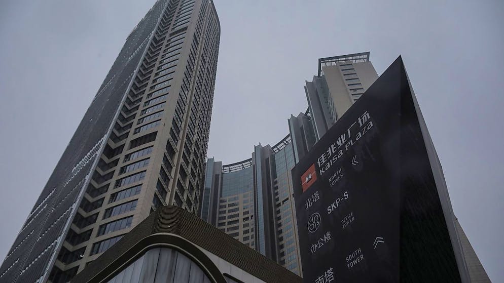 Kaisa n'est que le 27e promoteur chinois en importance du chiffre d'affaires, mais il est l'un des groupes immobiliers les plus endettés du pays (archives).